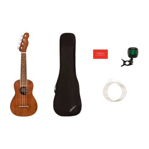 FENDER Seaside Soprano Uke Pack, Nat фото 2